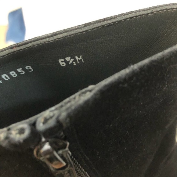 STUART WEITZMAN Black Suede Platform Booties - Picture 10 of 11